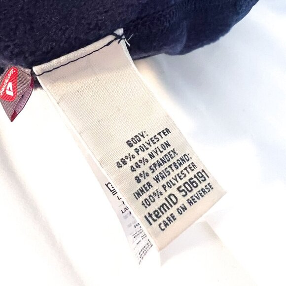 NEW LL Bean Primaloft Therma-stretch Fleece Mid-Rise Straight-Leg Navy Pants XL - Picture 16 of 16